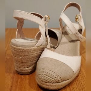 COLE HAAN Espadrille Wedge Sandals